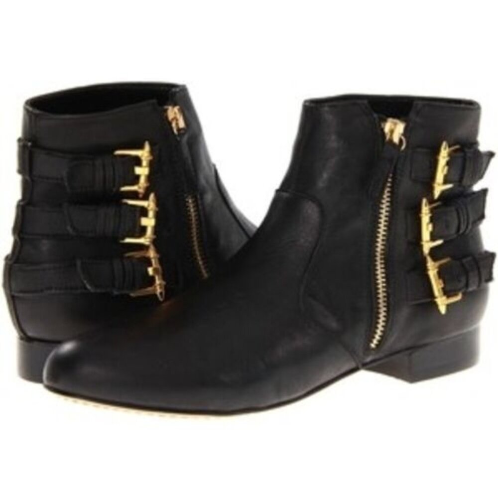 Dolce Vita Ankle Boots Gold Accents lightlyWorn